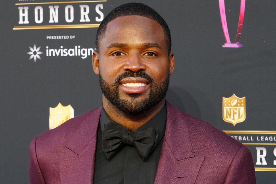 Torrey Smith attends the 11th Annual NFL Honors at YouTube Theater on February 10, 2022 in Inglewood, California.