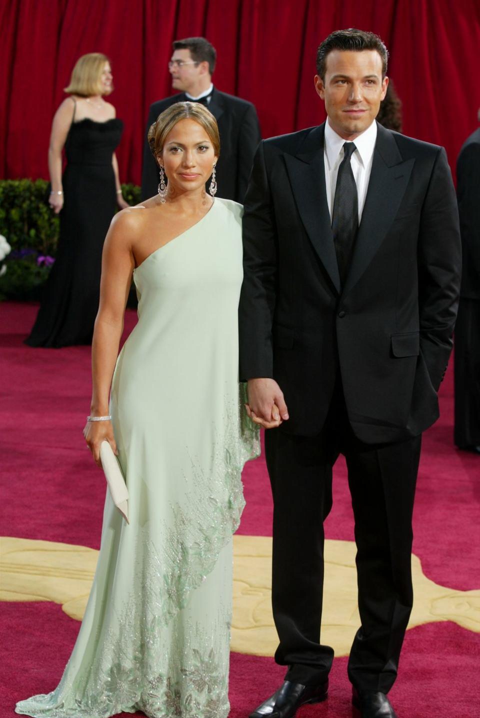 <p>The icon looked fresh in a one-shoulder mint gown at the Oscars alongside Ben Affleck. </p>