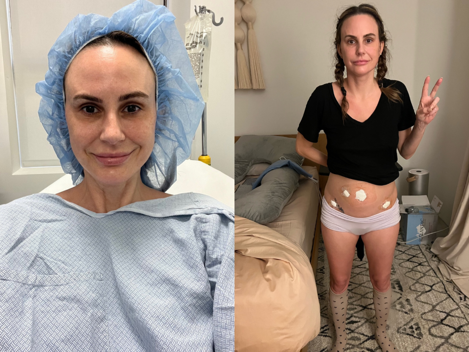 keltie knight. Knight, 42, suffered from a rare blood disorder that took more than a decade to diagnose. Five weeks after having her uterus removed, she says she can finally 'see the sunshine.' But it was a tough road to get there. (Submitted)