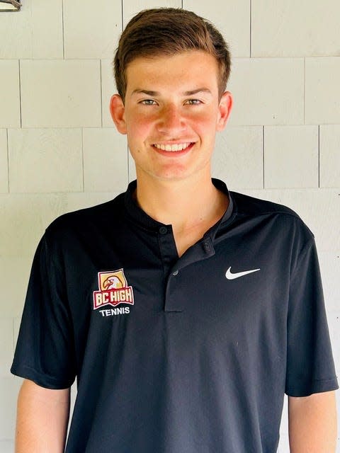 Chris Curran of BC High has been named to The Patriot Ledger/Enterprise Boys Tennis All-Scholastic Team.