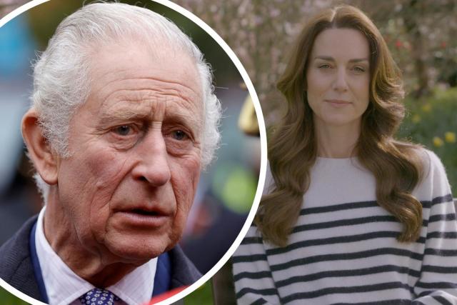 Buckingham Palace says King Charles III is "so proud" of his "beloved"  daughter-in-law Kate for her cancer announcement