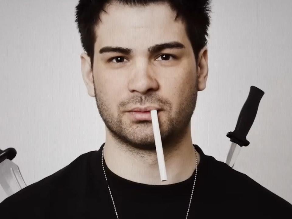 A photo of Hunter Moore as seen in Netflix's "The Most Hated Man on the Internet."