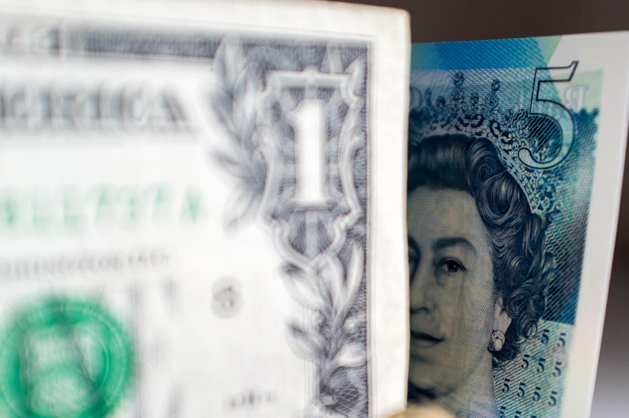 GBP waned against the dollar to trade at $1.3718 on Wednesday morning. Photo: Getty