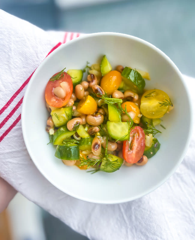 Finished Black-Eyed Pea Salad<p>Courtesy of Jessica Wrubel</p>