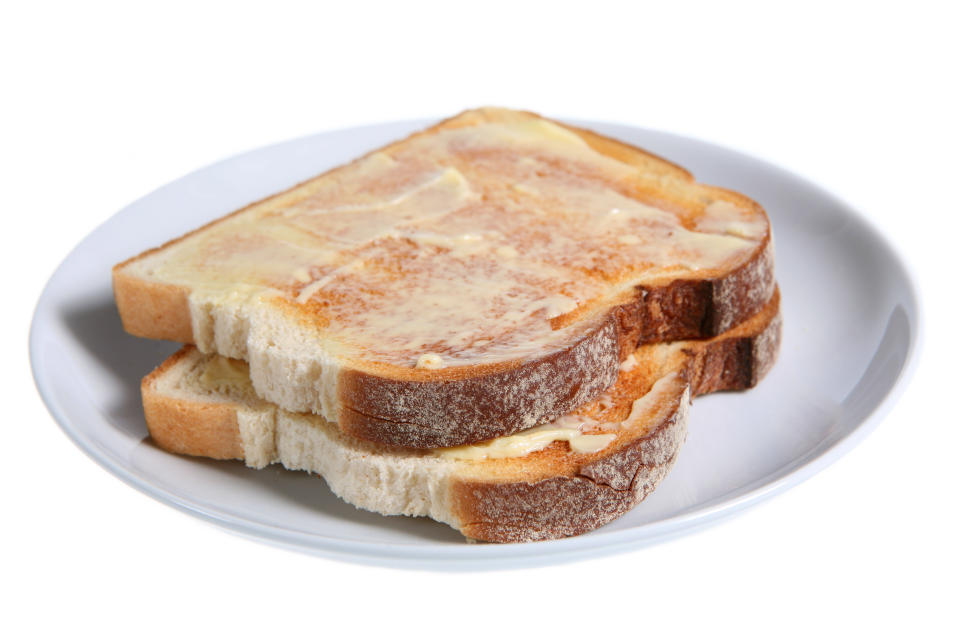 Die Butter ist beim Toast-Sandwich eine Herausforderung (Symbolbild: Getty Images)