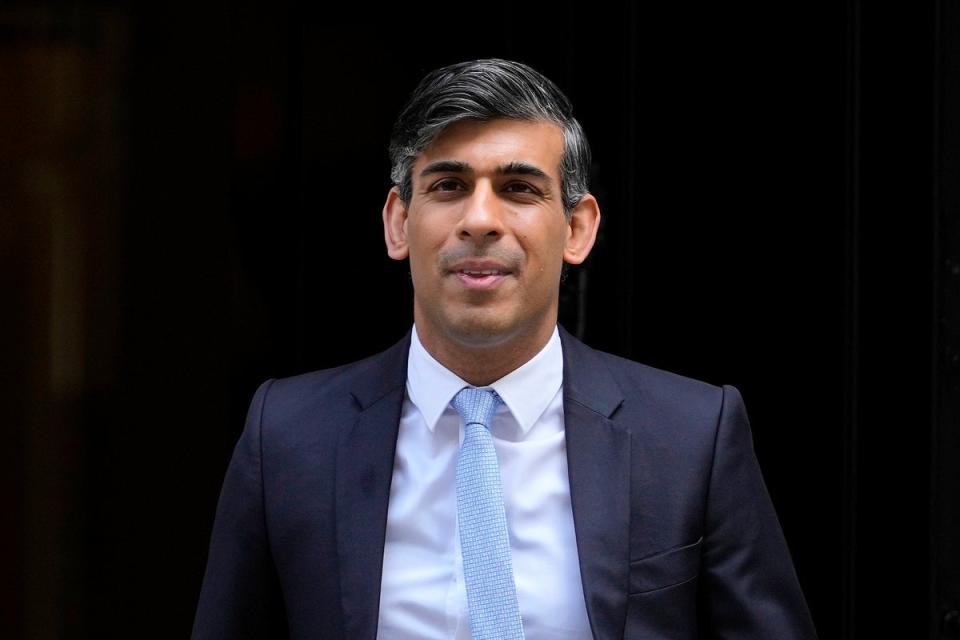 Rishi Sunak leaves 10 Downing Street on May 15 (Copyright 2024 The Associated Press. All rights reserved)