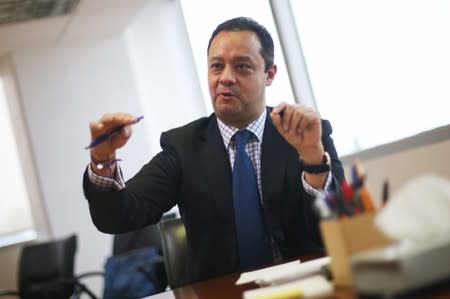 Mexico's Undersecretary of Finance and Public Credit Gabriel Yorio speaks during an interview with Reuters in Mexico City