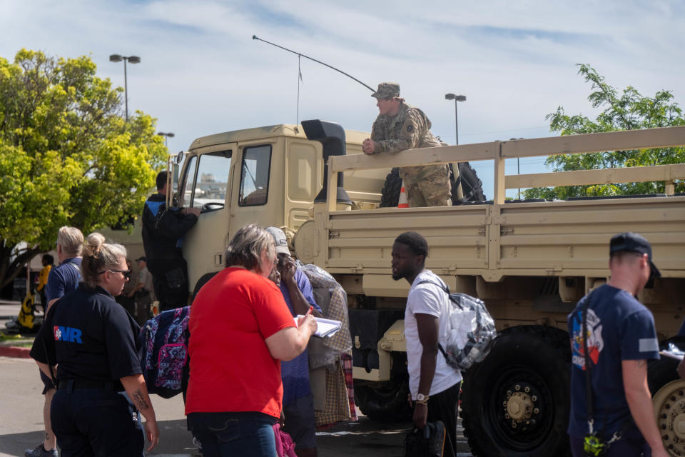 Flood rescues and relief efforts were underway early Thursday after heavy rains caused more flooding overnight in Amarillo.