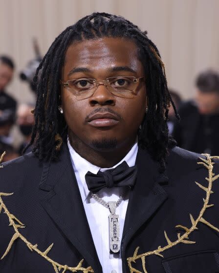 Gunna attends &quot;In America: An Anthology of Fashion,&quot; the 2022 Costume Institute Benefit at The Metropolitan Museum of Art