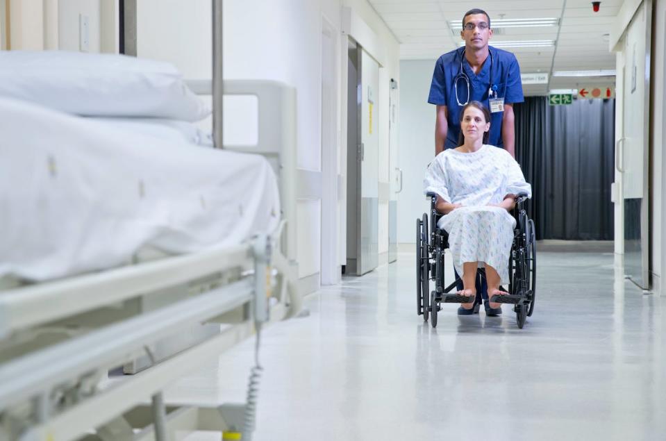 <a href="https://image.shutterstock.com/image-photo/male-nurse-pushing-patient-along-600w-1586726980.jpg" rel="nofollow noopener" target="_blank" data-ylk="slk:Shutterstock;elm:context_link;itc:0;sec:content-canvas" class="link ">Shutterstock</a>