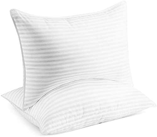 4 x SUPER BOUNCE BACK LUXURY DELUXE PILLOWS HOLLOW FIBRE FILLED PILLOWS SALE# 