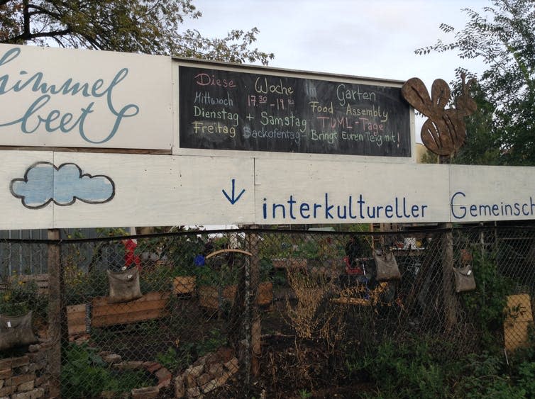 <span class="caption">Himmelbeet Community Garden, Berlin.</span> <span class="attribution"><span class="source">© Oona Morrow</span>, <span class="license">Author provided</span></span>