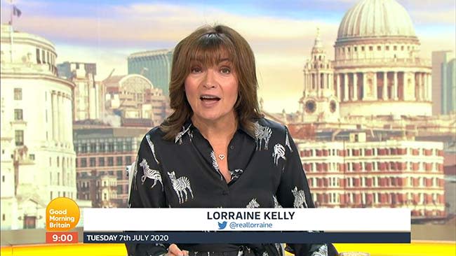 lorraine-kelly-zebra-print-dress-zara