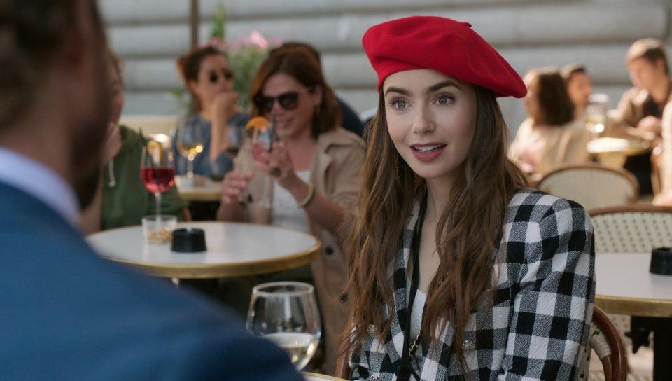 Lily Collins as Emily Cooper in Emily in Paris