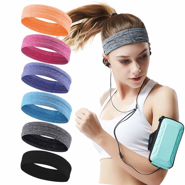 Maven Thread Meadow, Workout Headbands for Women, Wide Headbands for Women,  Sports Running Headband for Exercise, Gym Hairband Athletic Workouts and  Yoga 4 Thick Non Slip Sweatbands for Women 2Pack 