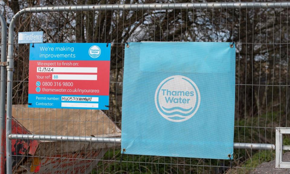 <span>Thames Water has been warned by its auditors that it could run out of money by April.</span><span>Photograph: Maureen McLean/Rex</span>