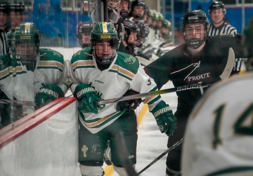 Both Hendricken and Prout entered Friday's game undefeated, and it was the Crusaders who topped the defending state champs.