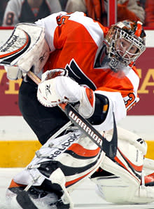Flyers goalie Sergei Bobrovsky is a candidate for rookie of the year