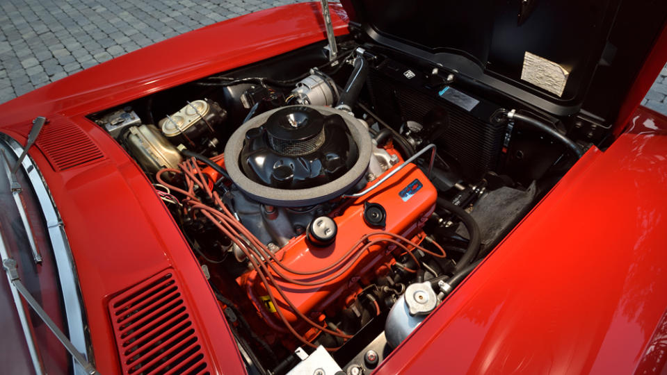 The L88 engine inside a 1967 Corvette Sting Ray.