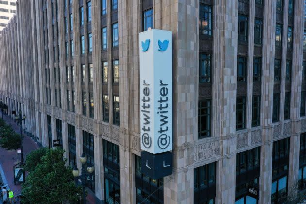 Twitter Headquarters in San Francisco - Credit: Anadolu Agency via Getty Images