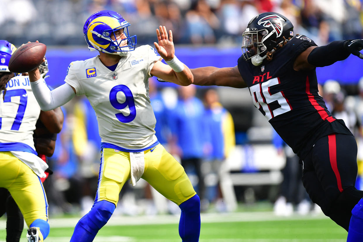 Matthew Stafford and the Rams are in the win column, but it was harder than it should have been. (Gary A. Vasquez-USA TODAY Sports)