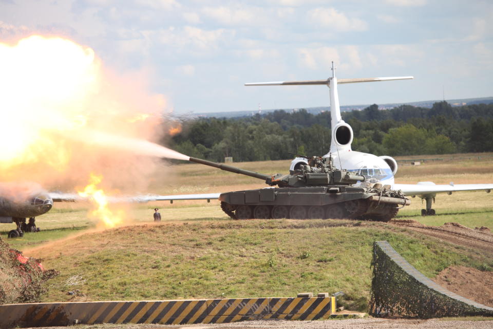 T-90 battle tank Russia