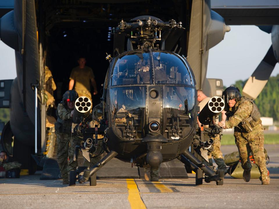 Army 160th SOAR AH-6 Little Bird helicopter