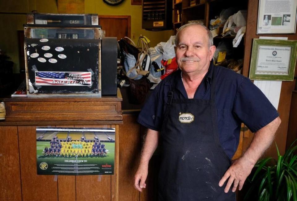 Tony Likirdopulos of Tony’s Shoe Repair