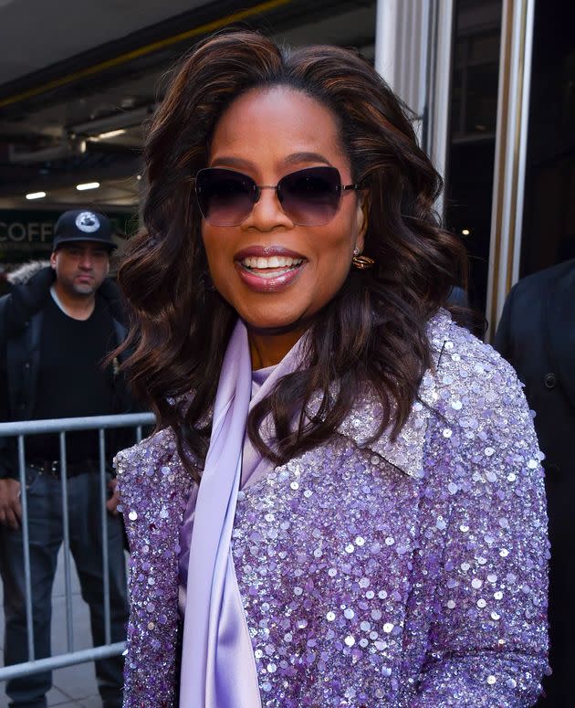 Oprah in New York earlier this week