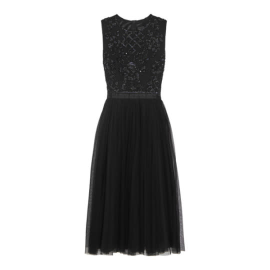 Embellished Crepe and Tulle Dress, Needle & Thread $330 Related: How To Survive Your Office Holiday Party 