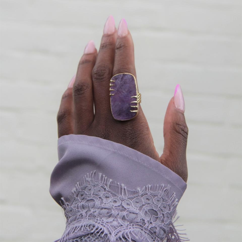 <p><a href="https://go.redirectingat.com?id=74968X1596630&url=https%3A%2F%2Fwww.wolfandbadger.com%2Fus%2Fembrace-amethyst-gemstone-gold-statement-ring%2F&sref=https%3A%2F%2Fwww.cosmopolitan.com%2Flifestyle%2Fg31082493%2Fbest-crystals-for-protection-zodiac-sign%2F" rel="nofollow noopener" target="_blank" data-ylk="slk:Shop Now;elm:context_link;itc:0;sec:content-canvas" class="link ">Shop Now</a></p><p>Embrace Amethyst Gemstone Gold Statement Ring</p><p>$128.00</p><p>wolfandbadger.com</p>