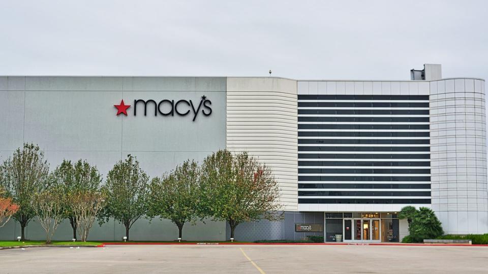 Humble, Texas/USA 12/20/2019: Macy's department store exterior in Humble, TX.