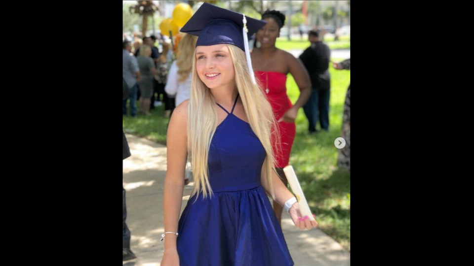 Melissa Gonzalez, 22, who was shot and killed as she drove on I-95 a year ago, graduated from Florida International University in summer 2019. Her murder remains unsolved.