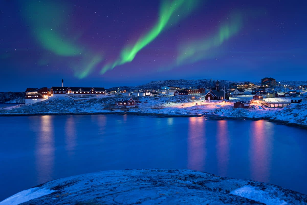 The aurora dances over Ilulissat (Getty Images/iStockphoto)