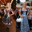 Glamour vs. Mädchencharme: Verena Kerth ist auch modisch erwachsen geworden. Die Tasche mit Sternchenmuster, die die Radiomoderatorin auf dem Oktoberfest 2006 (r.) begleitete, fällt heute unter die Kategorie „Jugendsünde“.