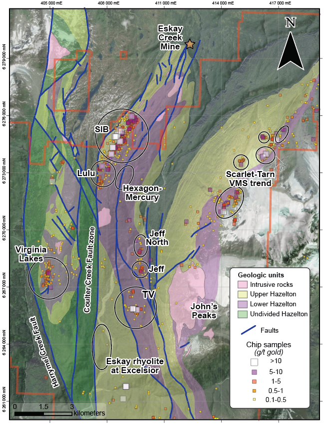 Eskay Mining Corp., Tuesday, January 17, 2023, Press release picture