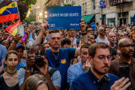 <p>On Monday June 12, 2017 Gays Against Guns and 20 partnering LGBTQ nightclubs participated in the one year anniversary remembering the 49 victims of the Orlando Pulse Nightclub massacre. (Photo: Erik McGregor/Pacific Press/LightRocket via Getty Images) </p>