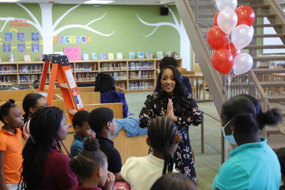 Mickey Guyton/3M School Zone Safety in Nashville, Tennessee. - Credit: Getty Images for 3M
