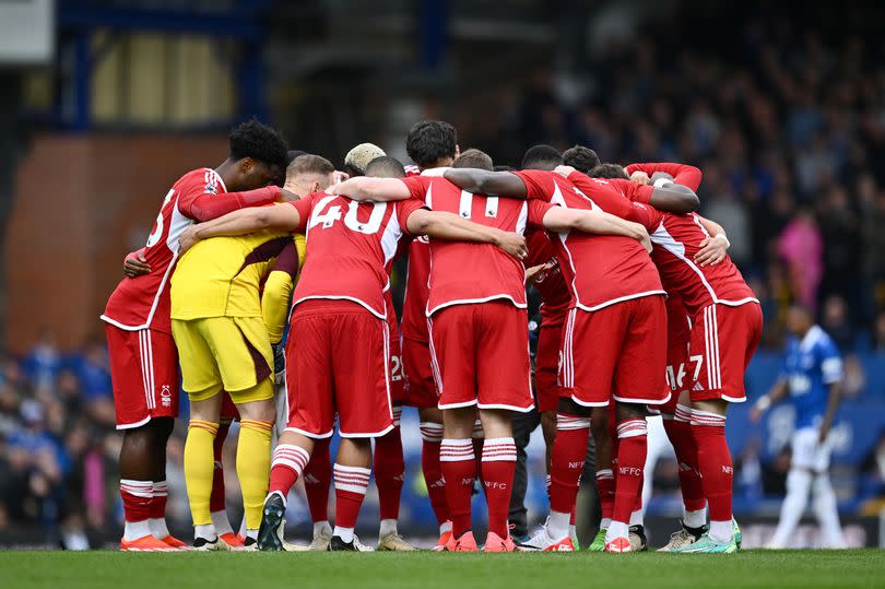 Nottingham Forest welcome Manchester City to the City Ground on Sunday