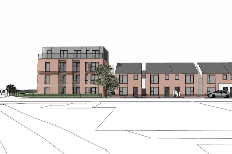 Plans for the new housing development on Lanark Way/Shankill Road