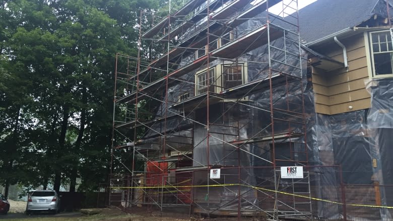 Halifax tenant 'in a panic' after coming home to find house under demolition