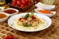 <p>Looking for a way to use up <a href="https://www.thedailymeal.com/cook/what-to-do-with-leftover-chicken?referrer=yahoo&category=beauty_food&include_utm=1&utm_medium=referral&utm_source=yahoo&utm_campaign=feed" rel="nofollow noopener" target="_blank" data-ylk="slk:leftover chicken;elm:context_link;itc:0;sec:content-canvas" class="link ">leftover chicken</a>? Add it to pasta. This recipe will show you the glory of garlic. Slide the top off the head to expose the cloves and rub them with a little olive oil. Wrap the garlic in aluminum foil and bake for about an hour. When done, the cloves will squeeze right out and form a garlicky paste.</p> <p><a href="https://www.thedailymeal.com/recipes/tuscan-chicken-pasta-recipe?referrer=yahoo&category=beauty_food&include_utm=1&utm_medium=referral&utm_source=yahoo&utm_campaign=feed" rel="nofollow noopener" target="_blank" data-ylk="slk:For the Tuscan Chicken Pasta recipe, click here.;elm:context_link;itc:0;sec:content-canvas" class="link ">For the Tuscan Chicken Pasta recipe, click here.</a></p>