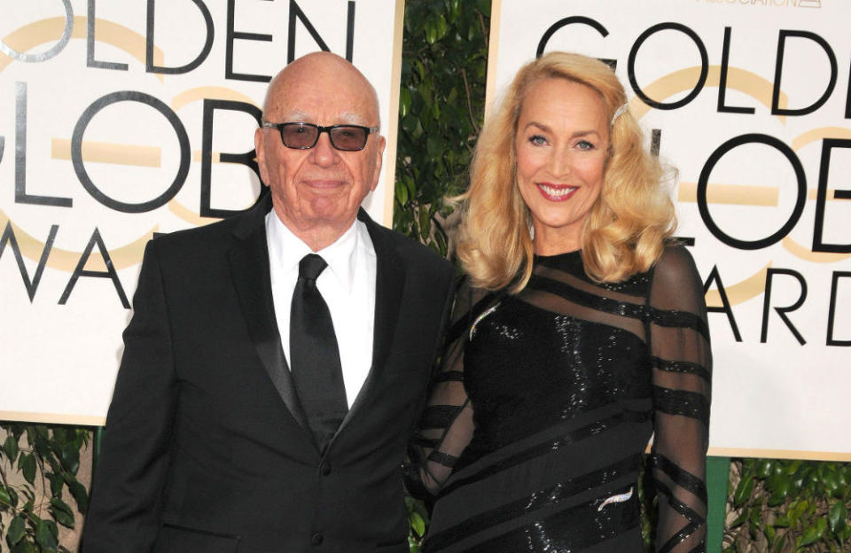 Jerry Hall files for divorce credit:Bang Showbiz