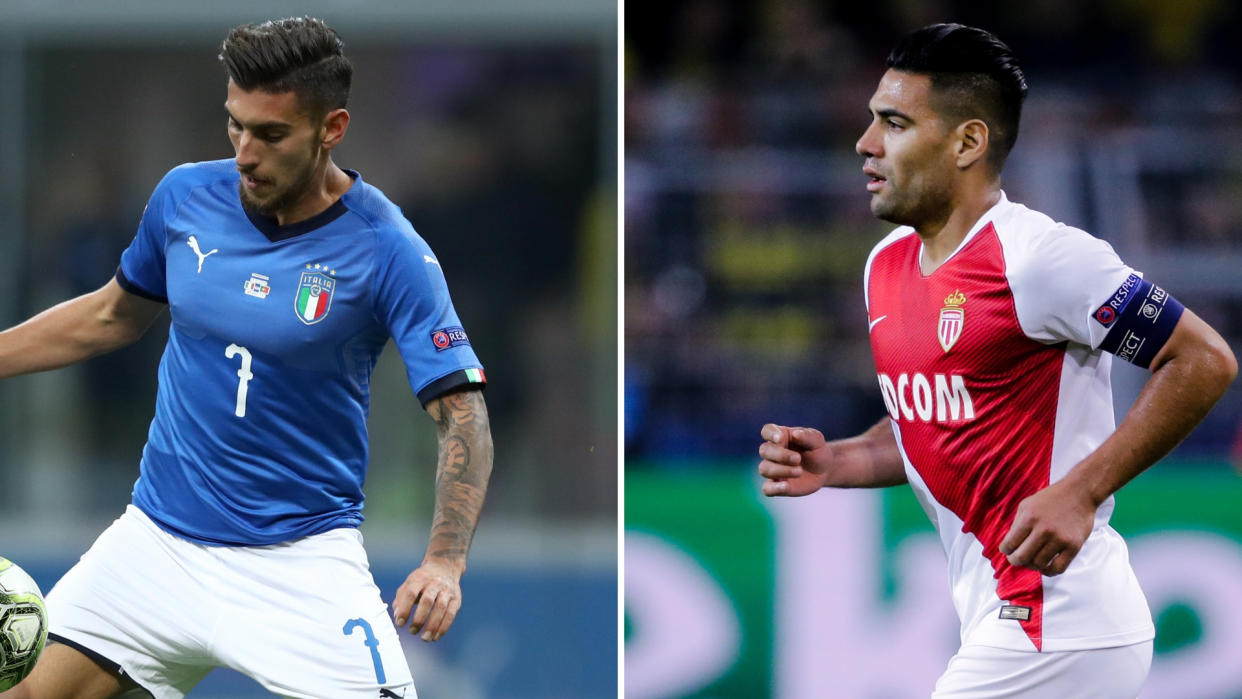 Lorenzo Pellegrini and Radamel Falcao could be on the move in January.