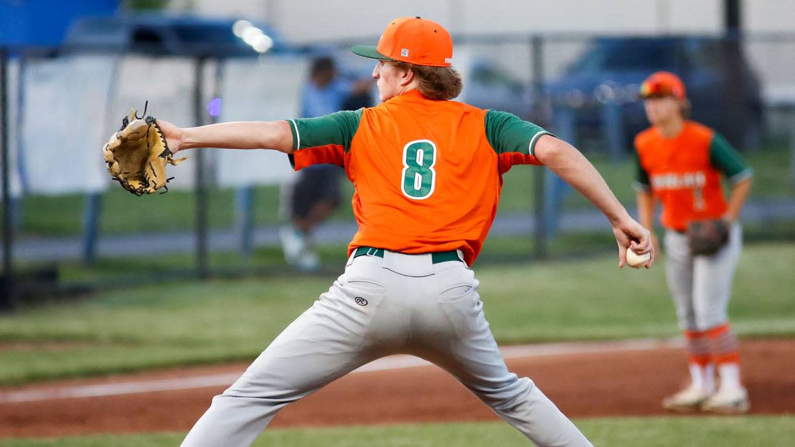 Frederick Douglass pitcher Martin Vander Plaats threw a complete-game shutout against Henry Clay, striking out 12, at Henry Clay High School on Wednesday.