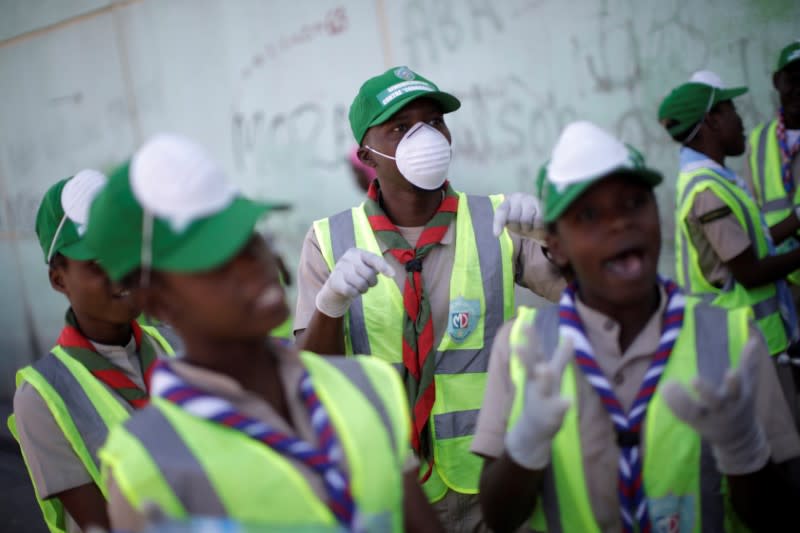 Haitian Scouts take part in COVID-19 prevention campaign in Port-au-Prince