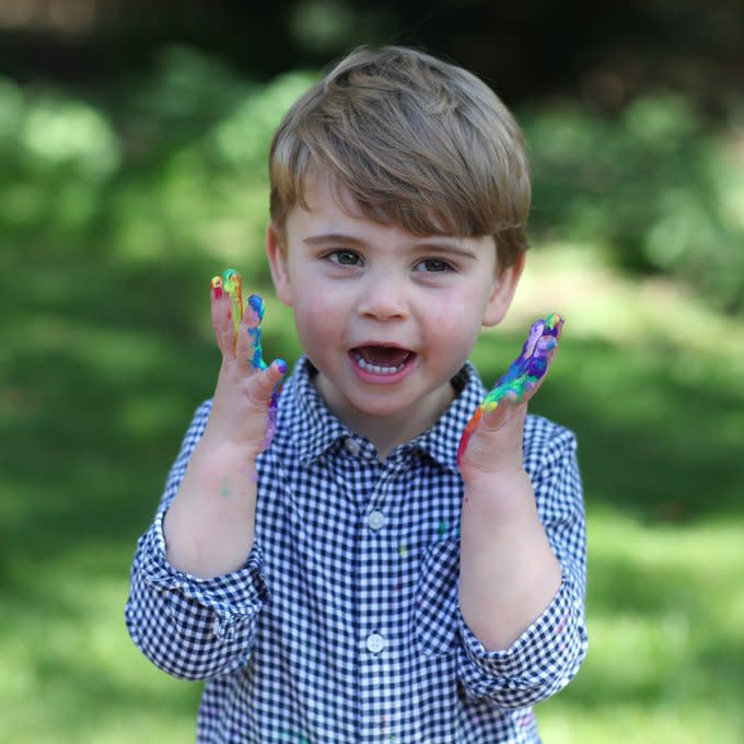 Prince Louis's second birthday portraits. Taken in spring 2020.