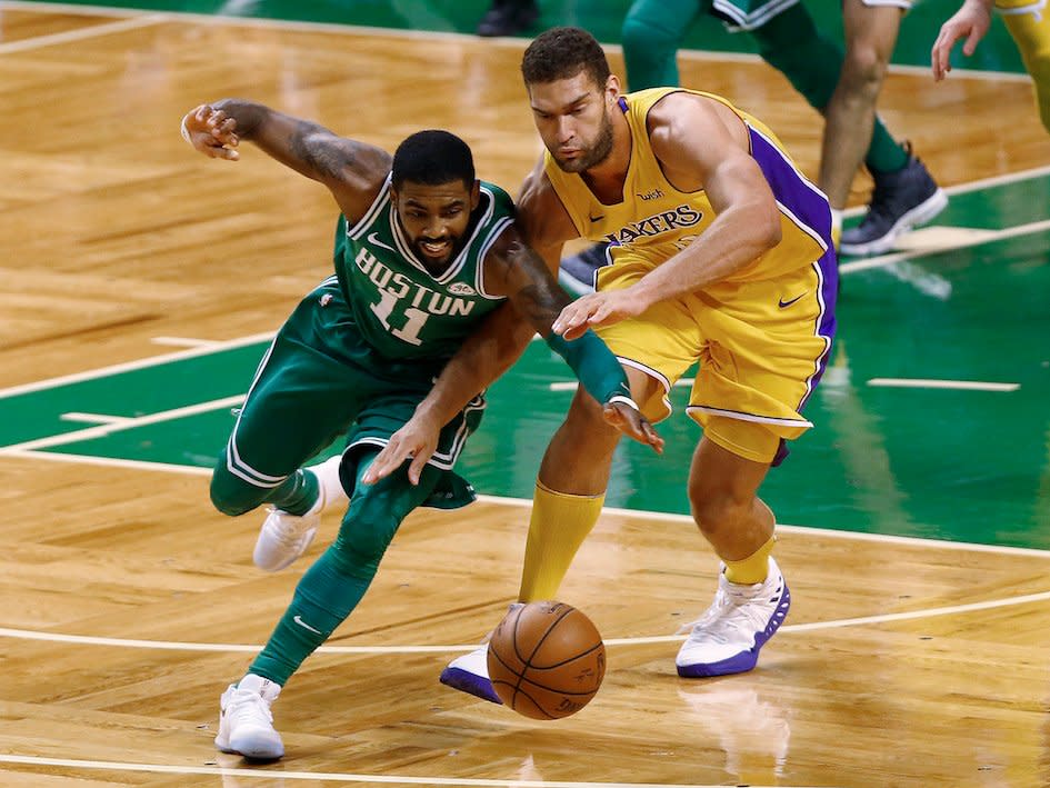 Kyrie Irving and Brook Lopez