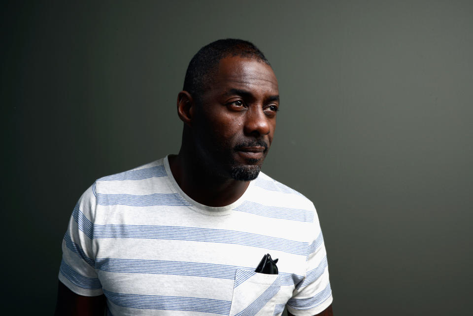 TORONTO, ON - SEPTEMBER 08:  Actor Idris Elba of 'Mandela: Long Walk to Freedom' poses at the Guess Portrait Studio during 2013 Toronto International Film Festival on September 8, 2013 in Toronto, Canada.  (Photo by Larry Busacca/Getty Images)