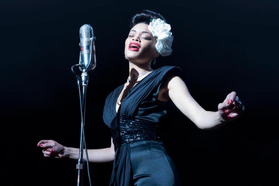 Andra Day stars in “The United States vs. Billie Holiday” from Paramount Pictures. (Photo by Takashi Seida)